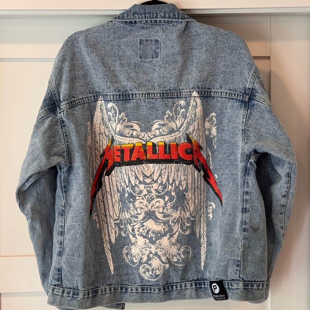 Vintage Perspective METALLICA Denim Men’s Women’s Jacket XL